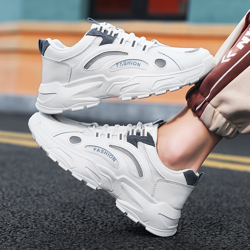 NEW [COD+Gratis Ongkir]Sepatu Sneakers Pria Impor Tren Fashion Sepatu Kasual Sepatu Pria Impor