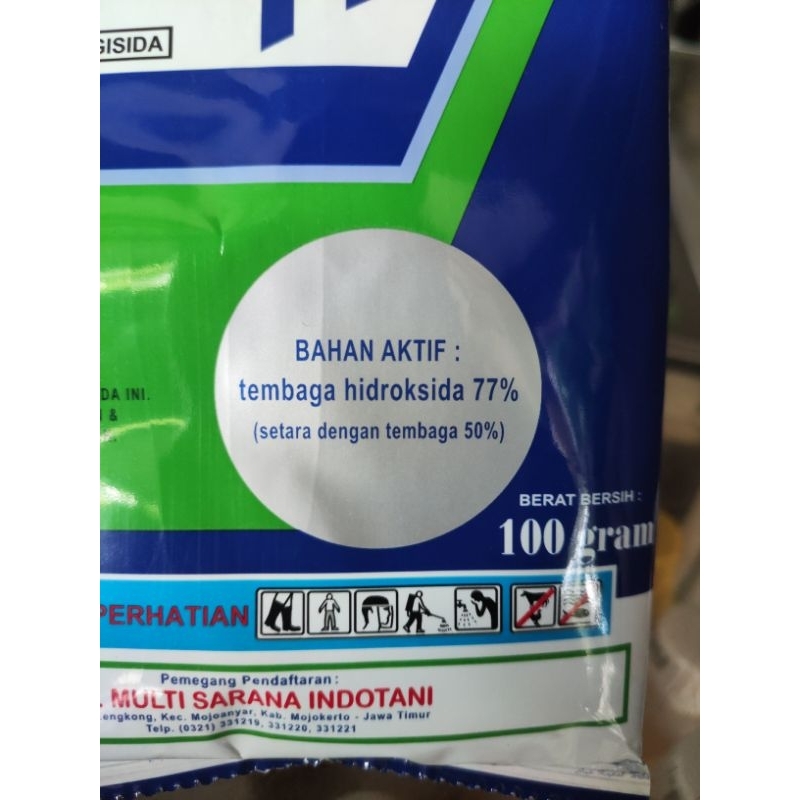 Fungisida Protektif Copcide 77 WP Cap Kapal Terbang untuk Tanaman Cabai, Jeruk, Kakao, dan Padi