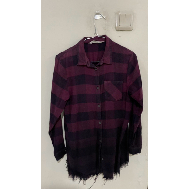 Kemeja Flanel Kotak-kotak H&M