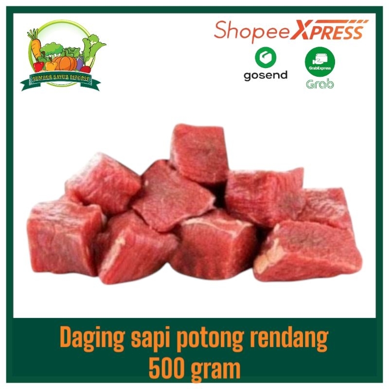 

Daging potong rendang sapi lokal ±500 gram - KIRIM INSTAN