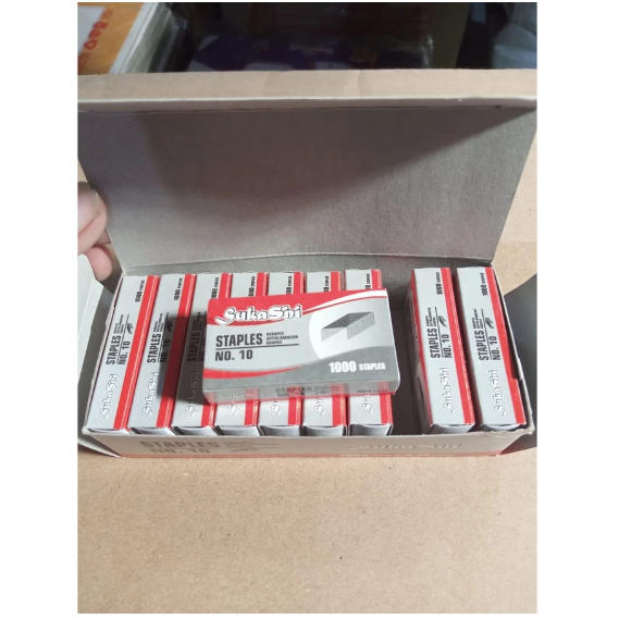 

TERMURAH!! STAPLES NO.10 KECIL ISI STAPLER REFILL HEKTER STAPLER