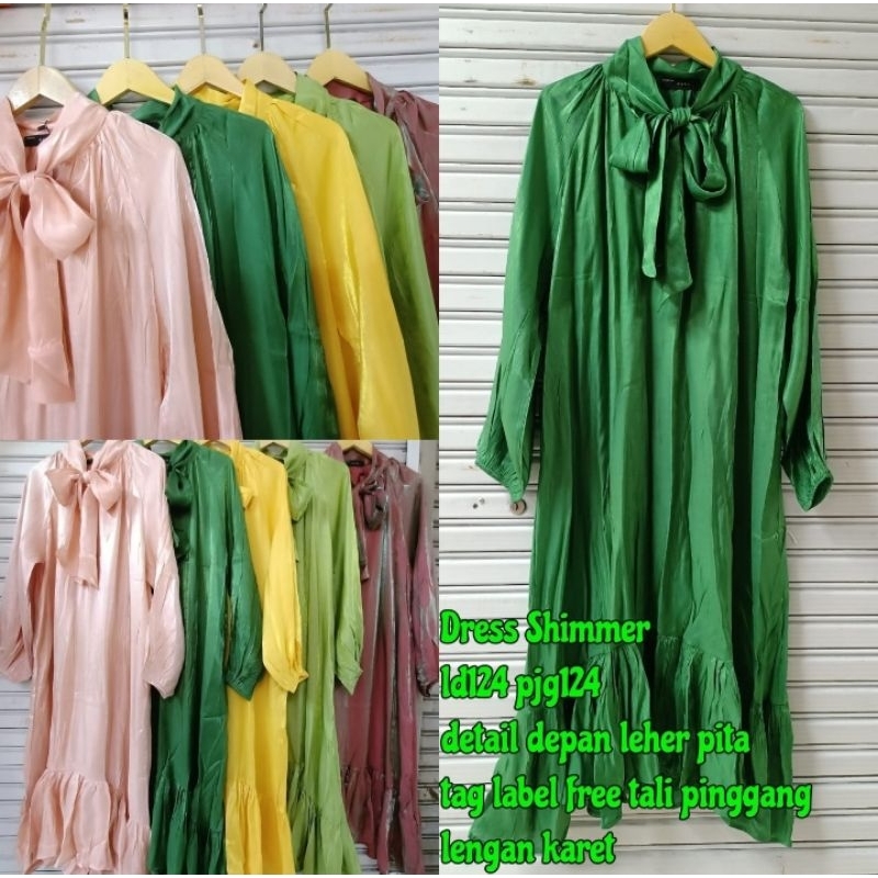 Dress Zara Import Katun Silk Premium
