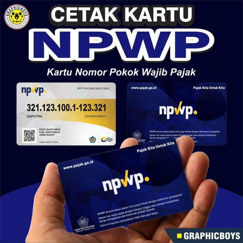 

Cetak Kartu PVC NPWP Cepat Jadi, Cetak Kartu PVC NPWP Termurah