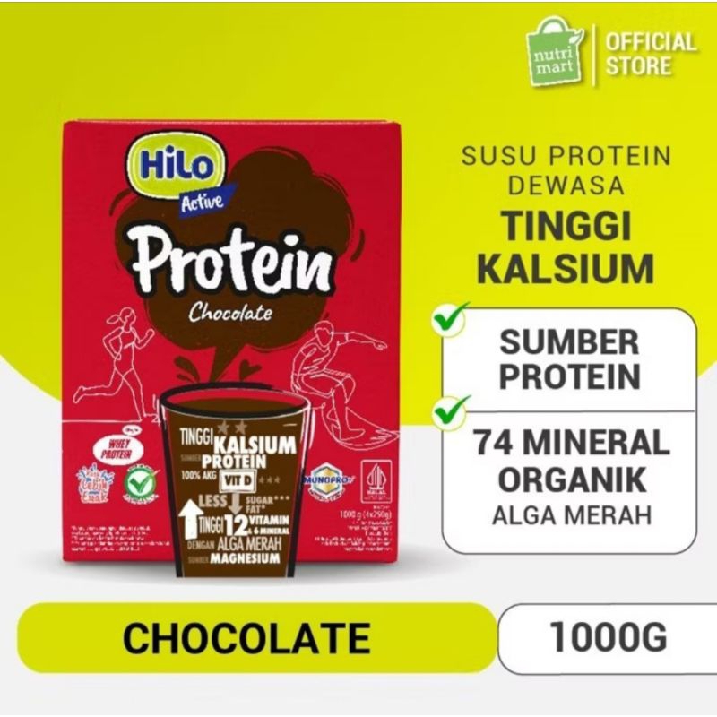 

HiLo Active Chocolate 1000 Gr - Susu Tinggi Kalsium