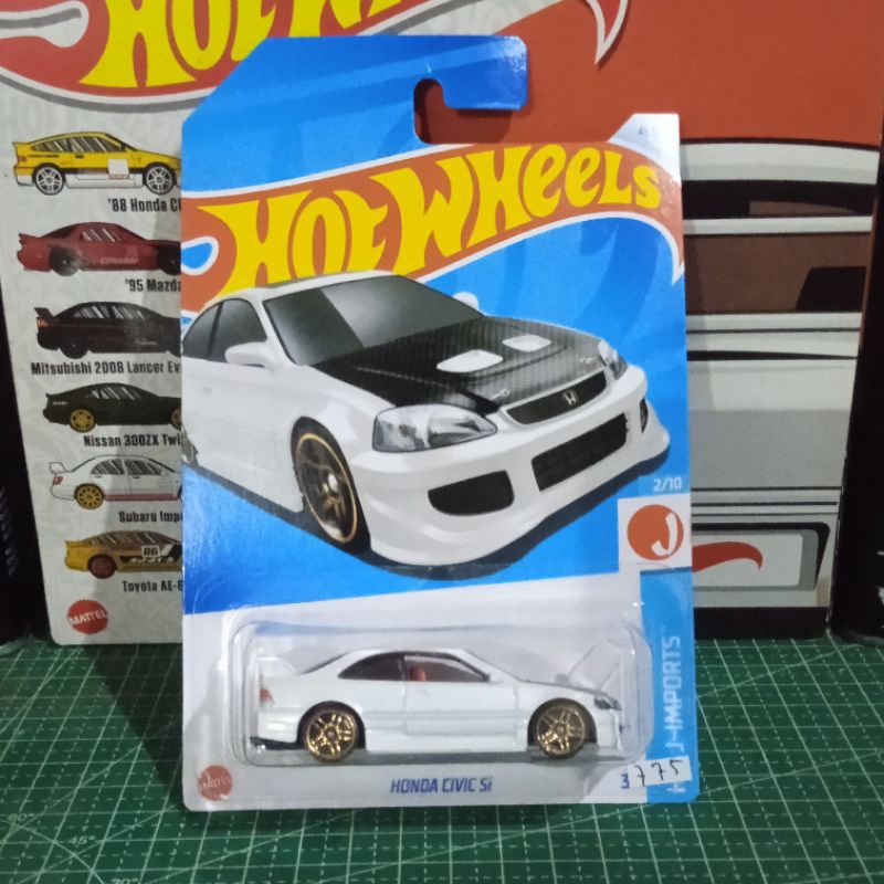 Hotwheels Hot Wheels Honda Civic SI, Honda Series 2022, 90 Honda Civic EF 92 Honda Civic EG