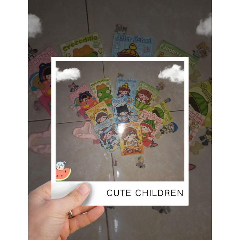 

BUKU MINI/NOTEBOOK MINI,BUKU MINI ANAK LUCU SATUAN ( RANDOM) (PERALATAN SEKOLAH ANAK) 1 pcs buku