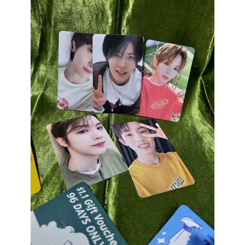 Photocard Trading Card NCT CCOMAZ Green ver Yangyang Yuta Shotaro Sungchan Winwin
