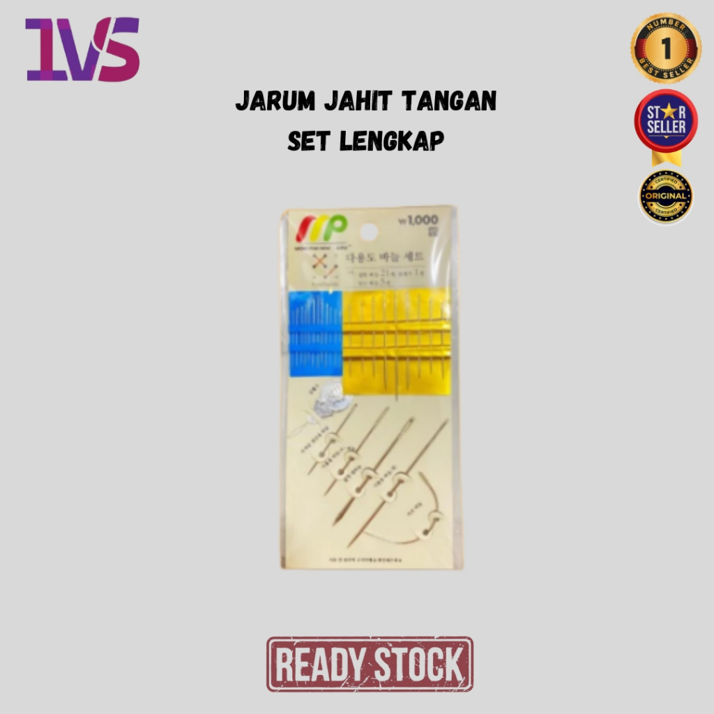 Jarum Jahit Tangan Set Lengkap