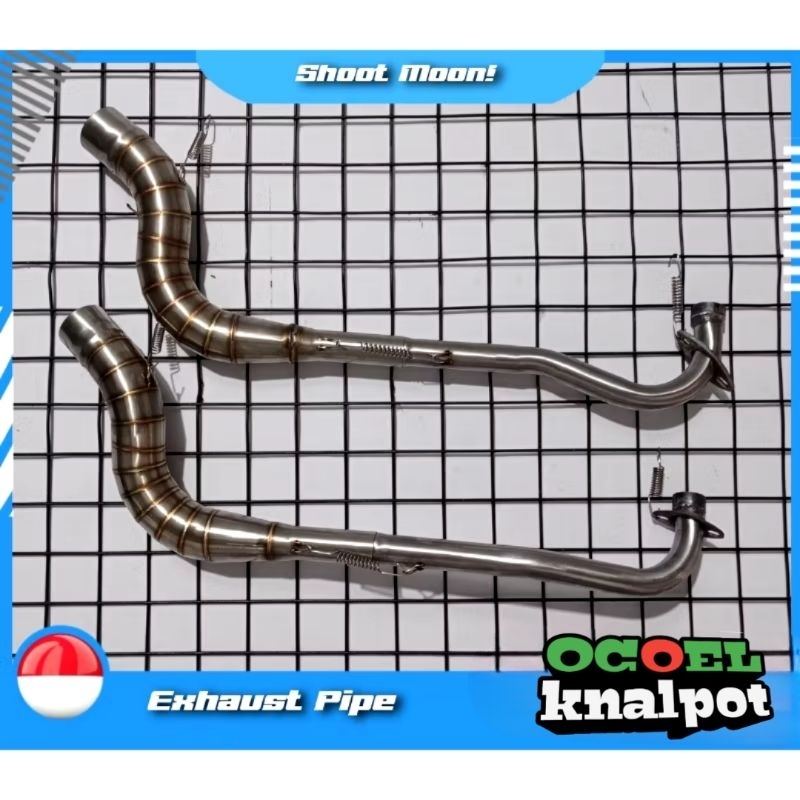 EXHAUST OPEN EX5 WAVE 125 KRISS 100 SRL 110 115 CLASS sym Aveta 26mm MR EKZOS TEMBAK DASH PIPE Nlk L