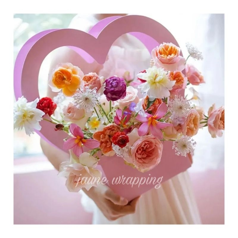 

Heart Box / Love Bag / Kotak Bunga / Bloom Box