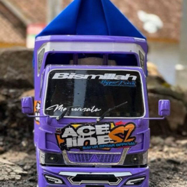 (PROMO)MINIATUR TRUK OLENG JUMBO 42 Cm MINIATUR TRUK OLENG BESAR UKURAN JUMBO LAMPU TERPAL