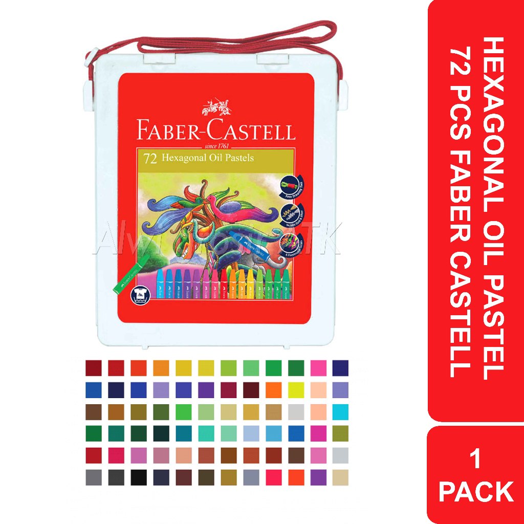 

Crayon Hexagonal Oil Pastel 72 Pcs Faber Castell | 1 Pack