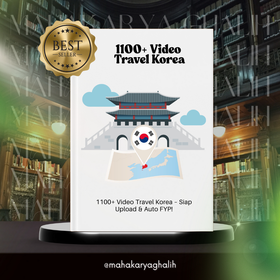 1100+ Video Travel Korea – Siap Upload & Auto FYP