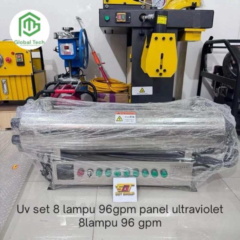 Uv set 8 lampu 96gpm panel ultraviolet 8lampu 96 gpm