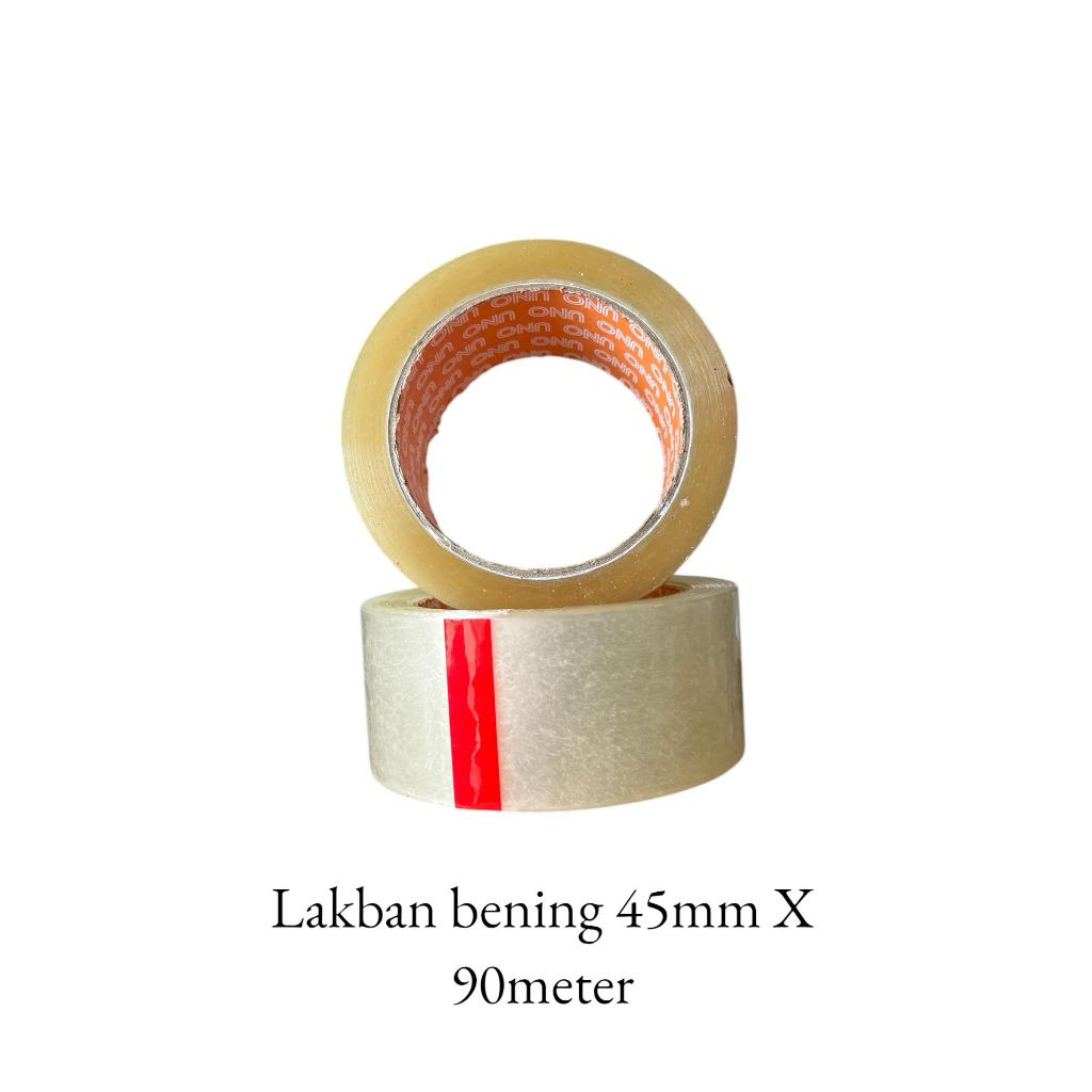 

1pcs lakban bening 45x90yard termurah original berkualitas kuat lengket lakban bagus