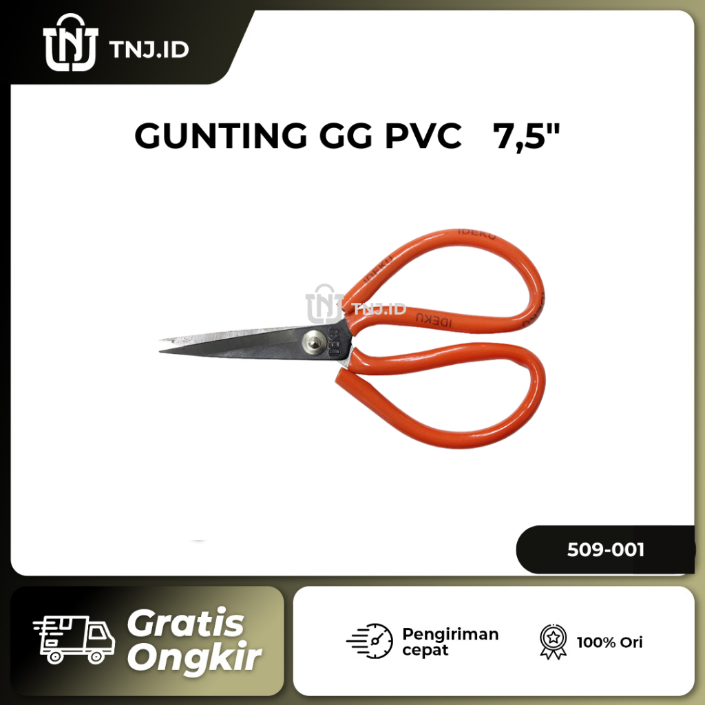 

Gunting Gagang PVC 7,5" Alat Potong Gunting Kertas Kain Kulit Seng