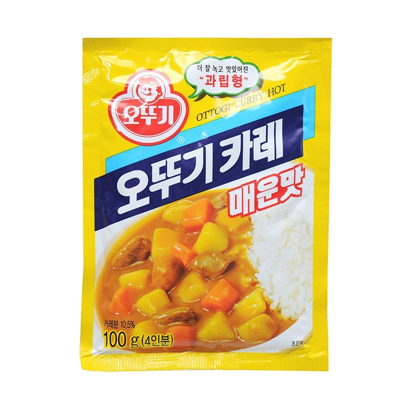 

Ottogi Curry Powder Hot 100g – Bubuk Kari Pedas Korea