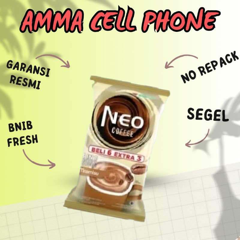 

Neo Coffe TIRAMMISSU 1 pack isi 9pcs