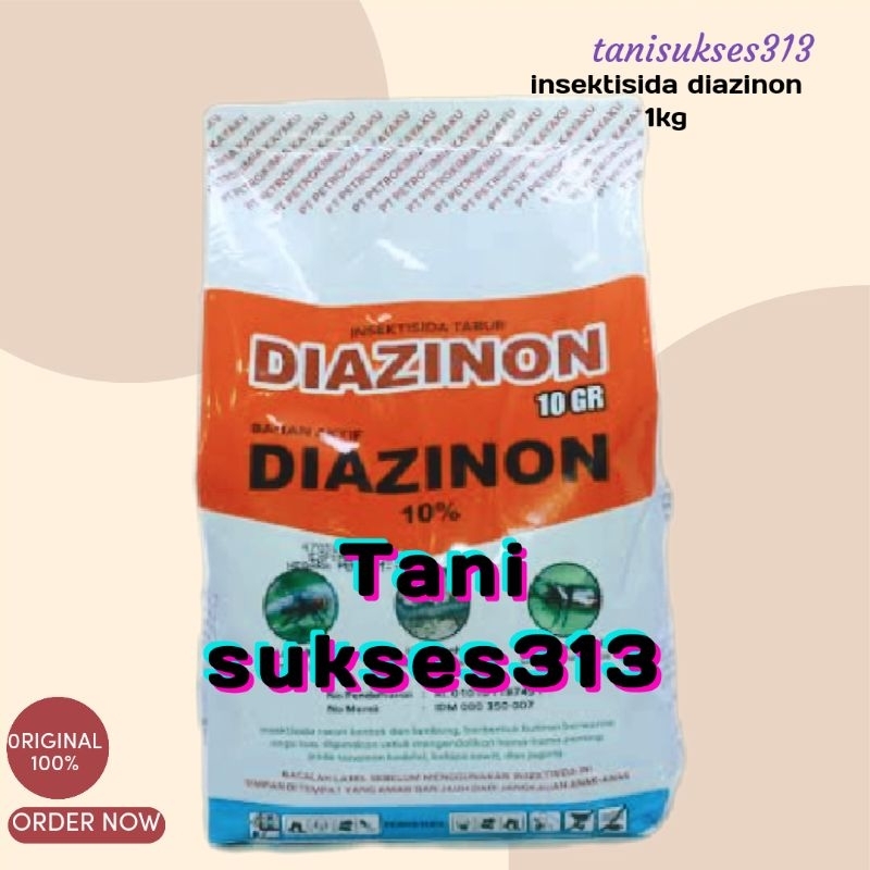 insektisida diazinon racun embuk,ulat tanah,lalat bibit dan uret diazinon tabur /insektisida diazino