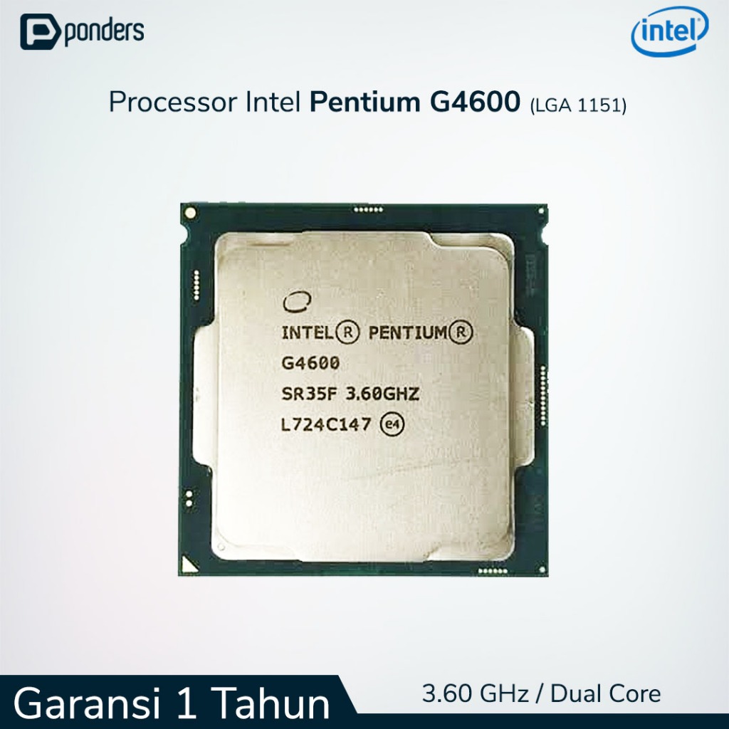 Processor Intel Pentium G4600 LGA 1151 - 3.60GHz