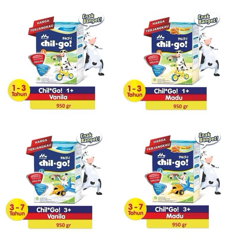 

Chil Go 1+ 3+ Vanila Madu 950g/270g Susu Chil Go/ EXP 2026