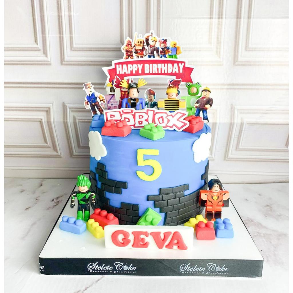 

Kue ulang tahun/Birthday Cake/Kue Ultah tema Roblox/Kue Birthday jakarta