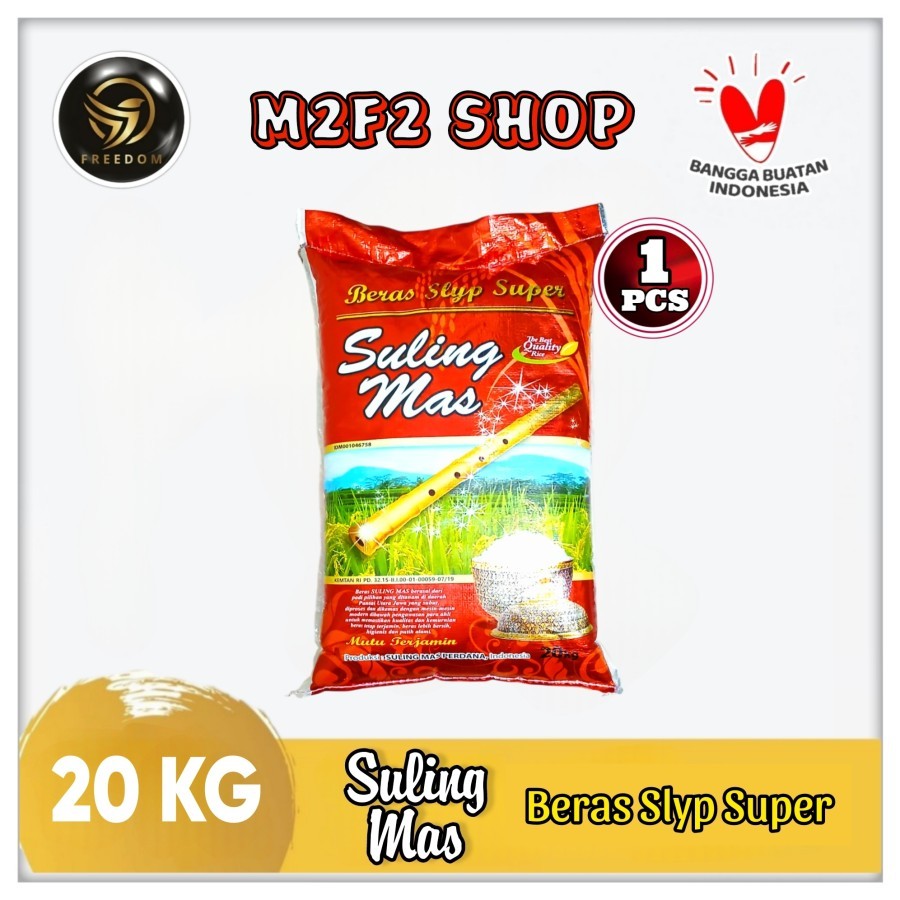 

Suling Mas Beras Putih Pulen & Gurih Premium IR 64 - 20 kg (Kemasan Satuan)