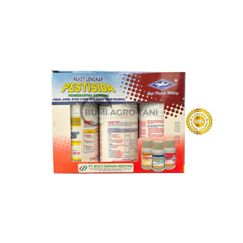 PAKET LENGKAP ANTI KERITING CABE CABAI RAYDENT, WINDER, SAMITE