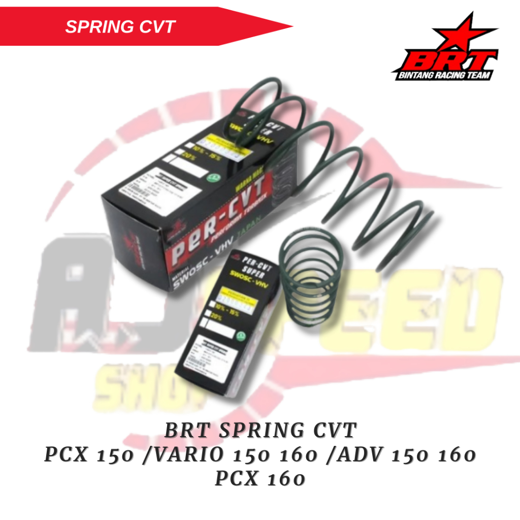 BRT Spring Per CVT PCX 150/ VARIO 150 160/ ADV 150 160/ PCX 160 1500 2000 RPM