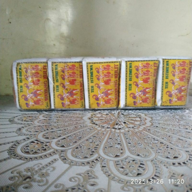

Teh Seduh Cap Wayang Kulit Isi 10 Pcs Tanpa Gelas
