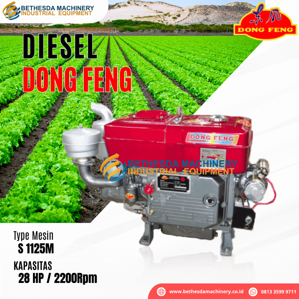 Baru Diesel Dongfeng 30 PK 30 HP - Mesin Starter Dong feng S 1125M