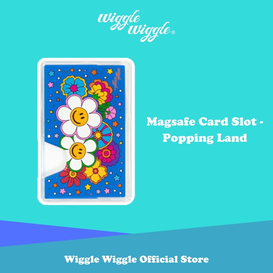 Wiggle Wiggle Magsafe Card Slot - Popping Land Lucu Korea
