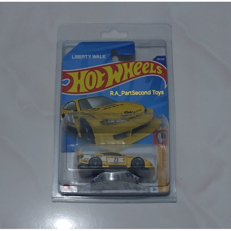 Hotwheels LBWK Nissan Silvia S15 Kuning (Free Protector)