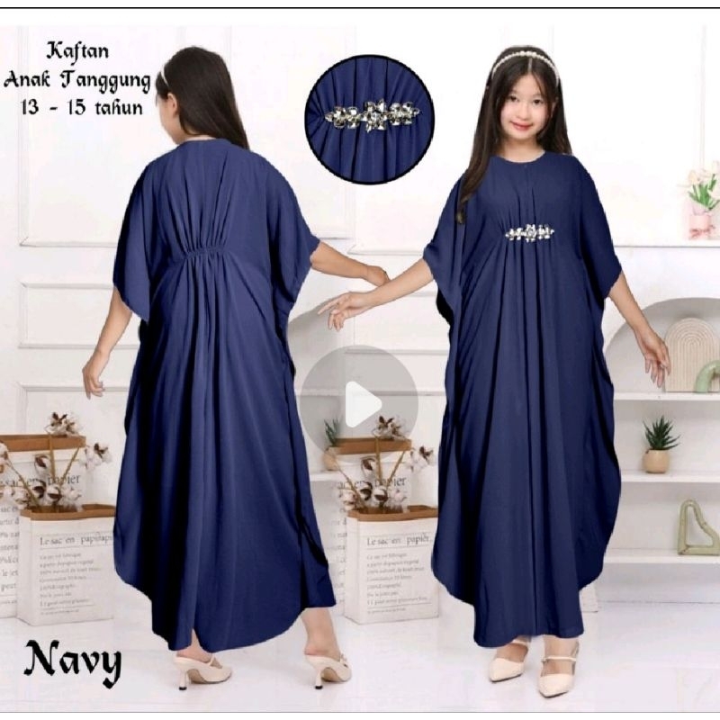 Natalia.style Kaftan shanza anak tanggung13-15 tahun