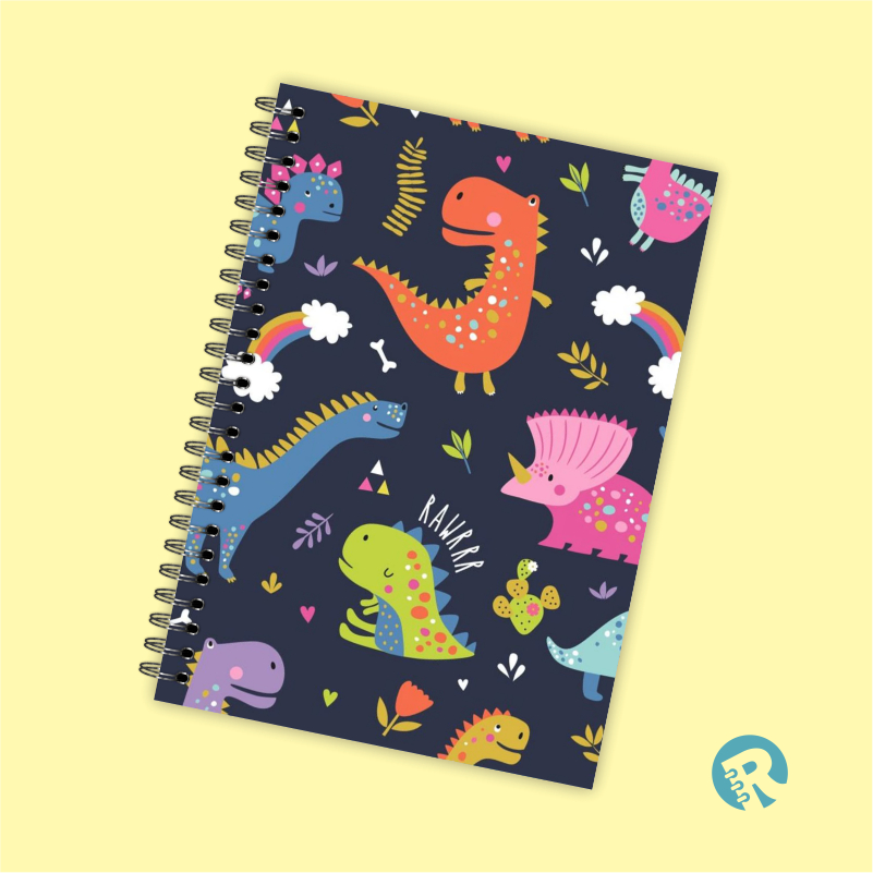 

Ringbook Softcover A5 Buku Catatan Garis/Polos dino VERSI2 PART2