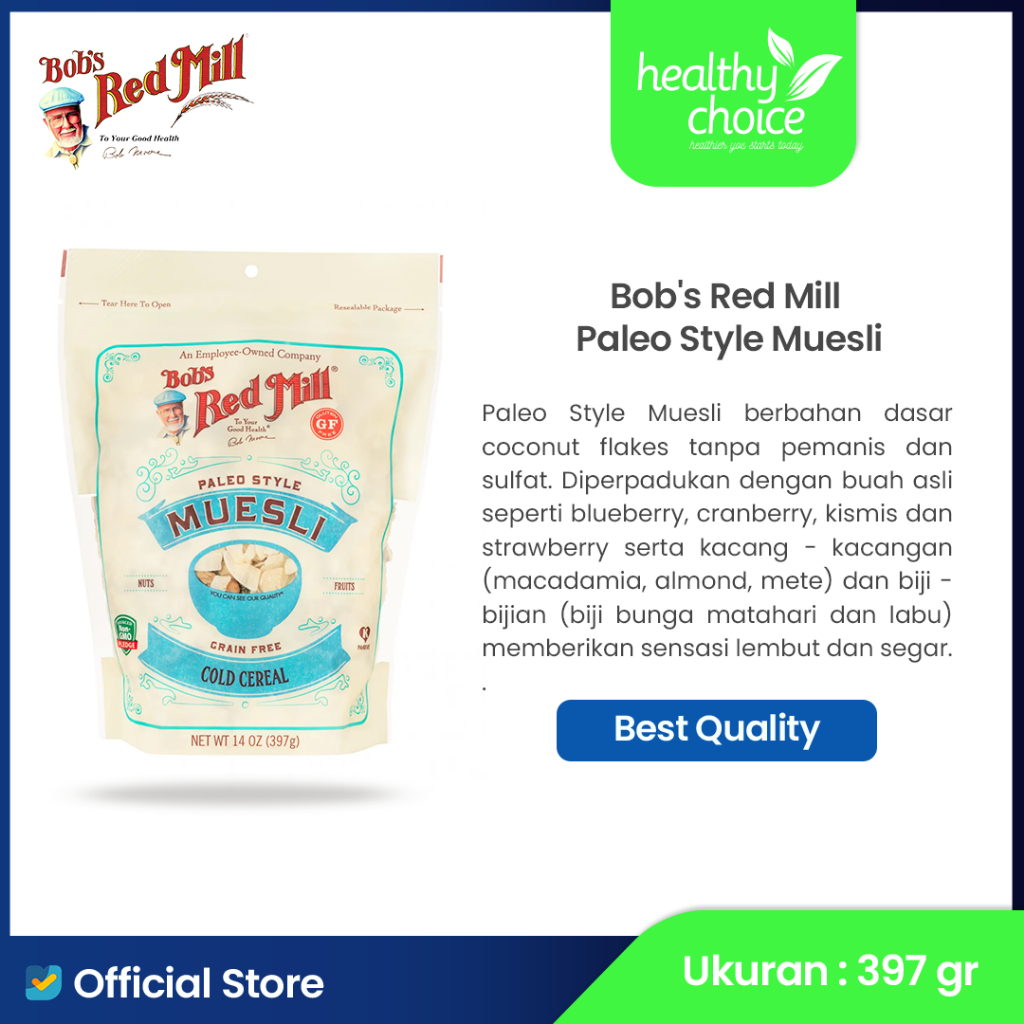 

Bob's Red Mill Paleo Style Muesli 4/14 Oz 397 gr