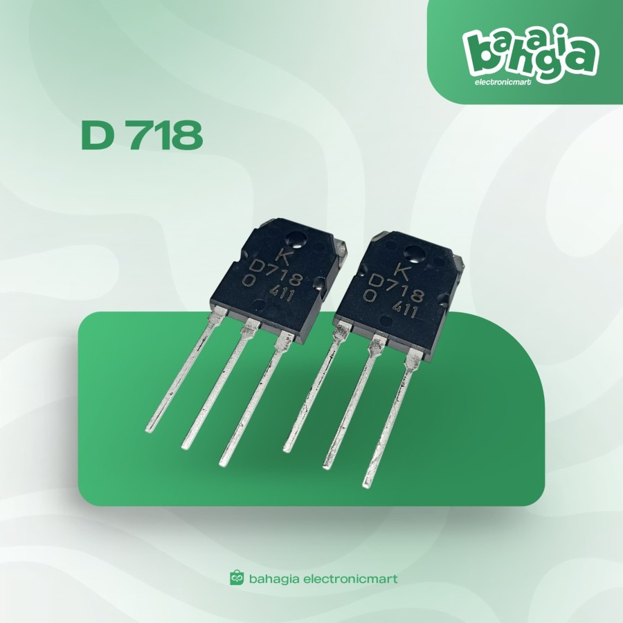 TRANSISTOR D 718 ORIGINAL / D718 ORI