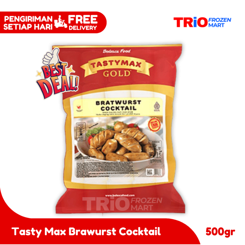 

Tasty Max Bratwurst Cocktail 500gr