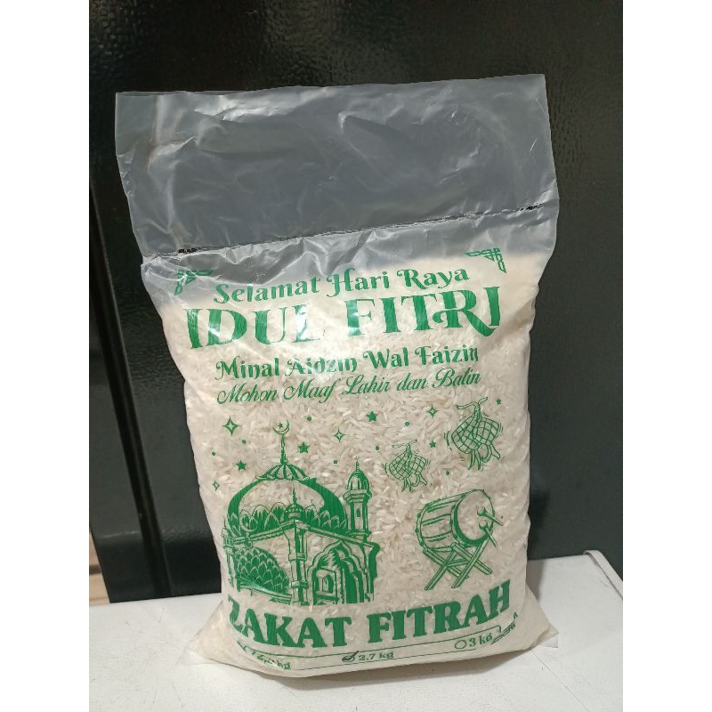 

Beras zakat 2.7kg dan 3 kg