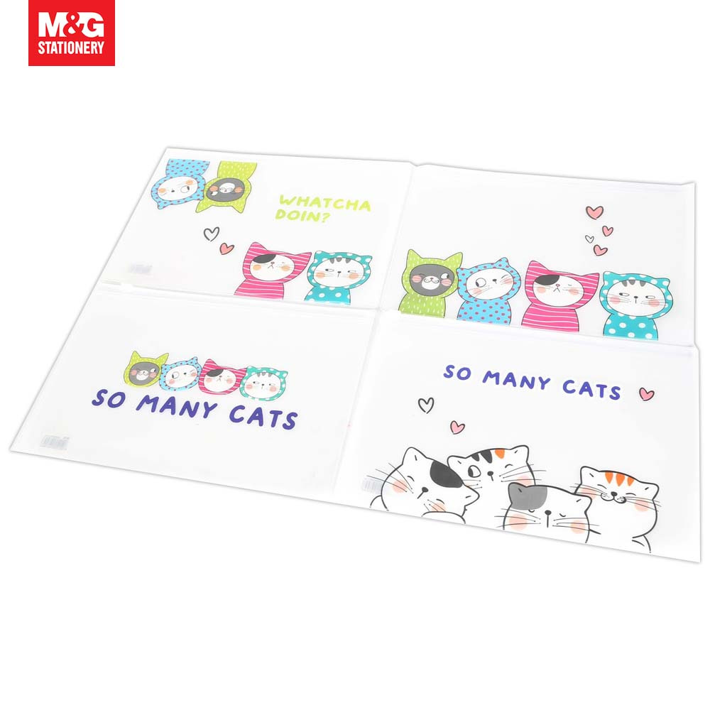 

M&G MAP ZiPPER A5 MOTIF LUCU DOKUMEN FILE ZIP BAG #ADM929FP