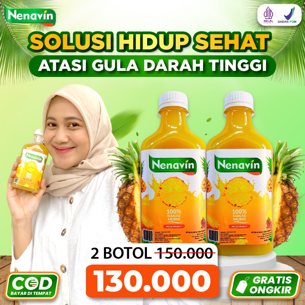 

2 BOTOL NENAVIN Lebih Hemat Atasi Naikknya Gula Darah