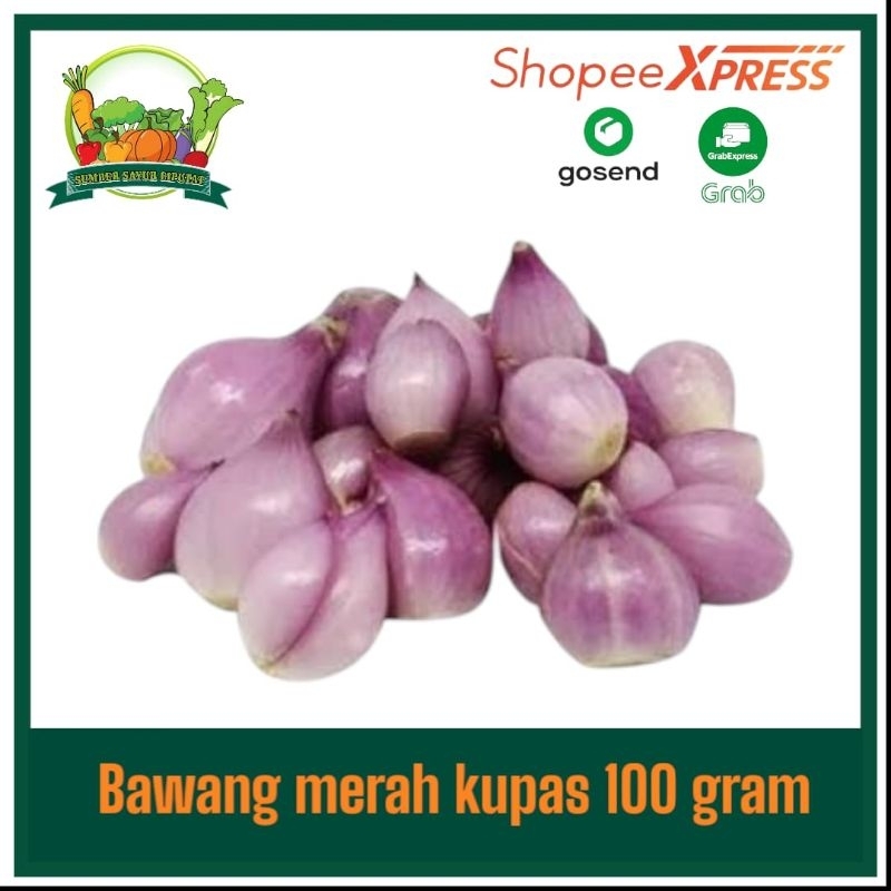 

Bawang merah kupas 100 gram - KIRIM INSTAN