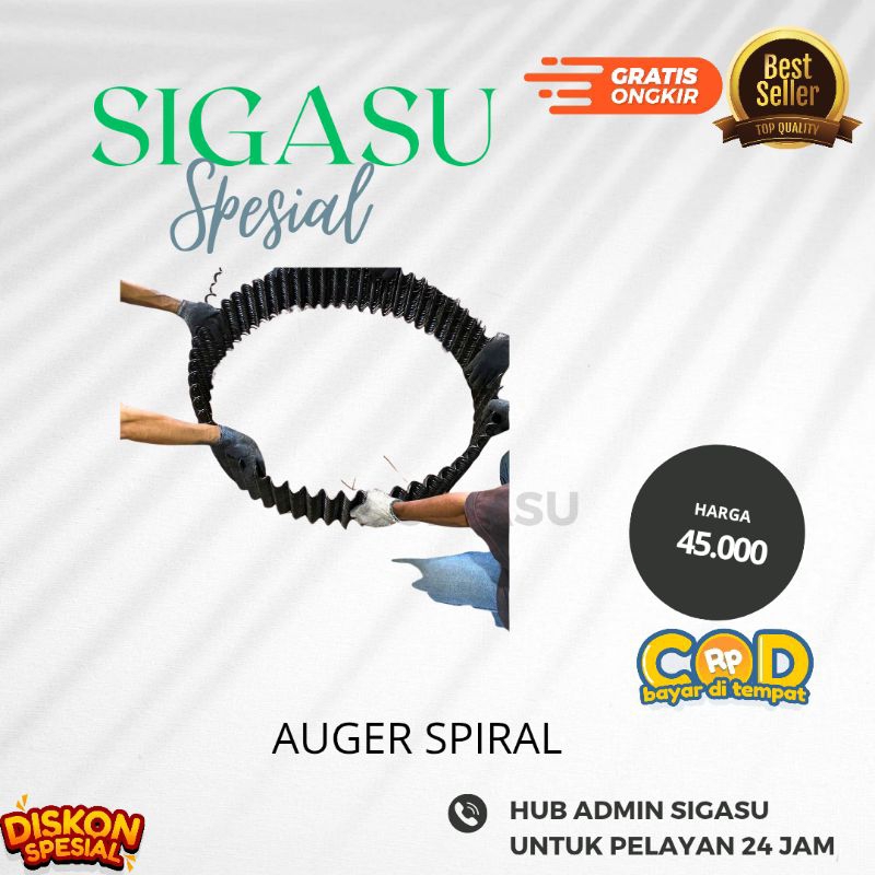 AUGER SPIRAL - TEMPAT PAKAN OTOMATIS AYAM FEED PIPE