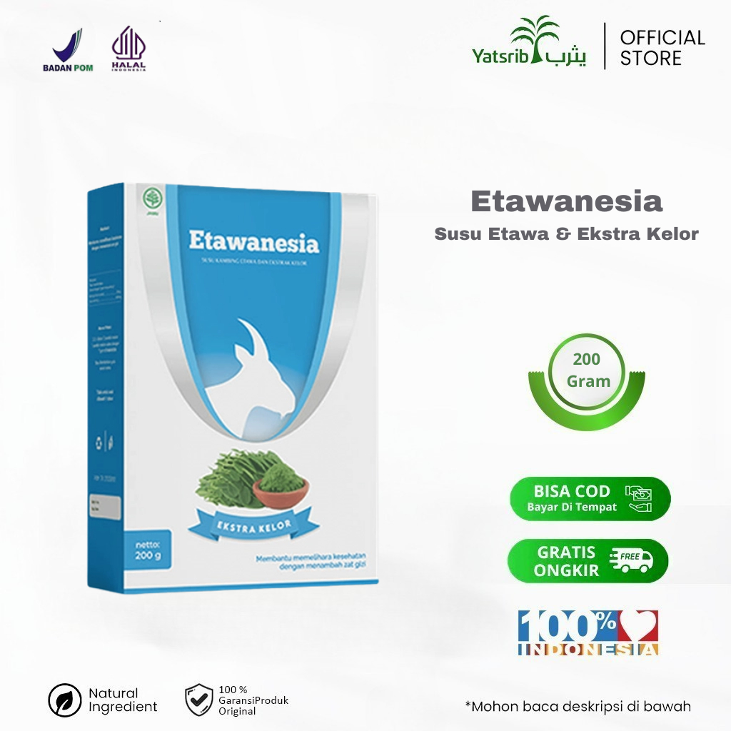 

Etawanesia - Susu Etawa Membantu Atasi Gangguan Pernafasan Pencernaan Tulang Dan Persendian 200 Gr