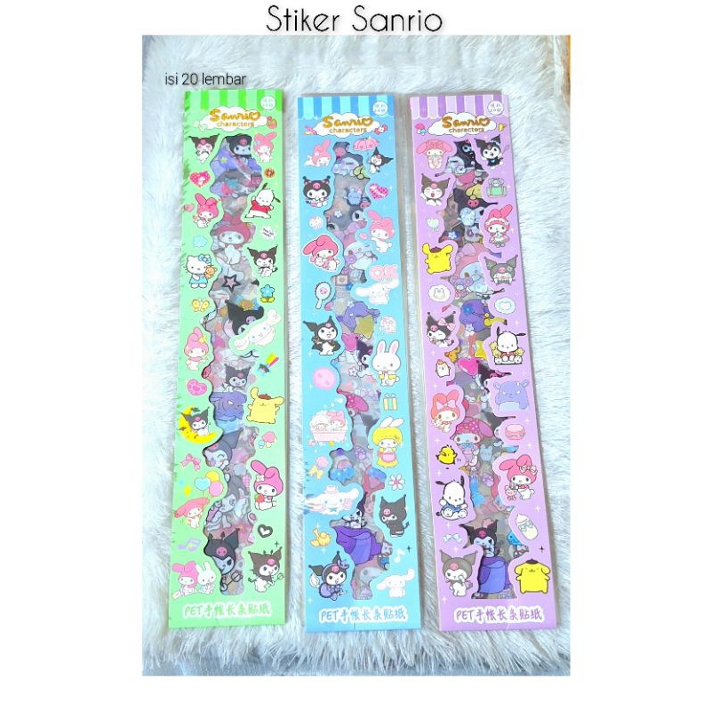 

(1pack/20lembar) stiker buku /stiker anak karakter