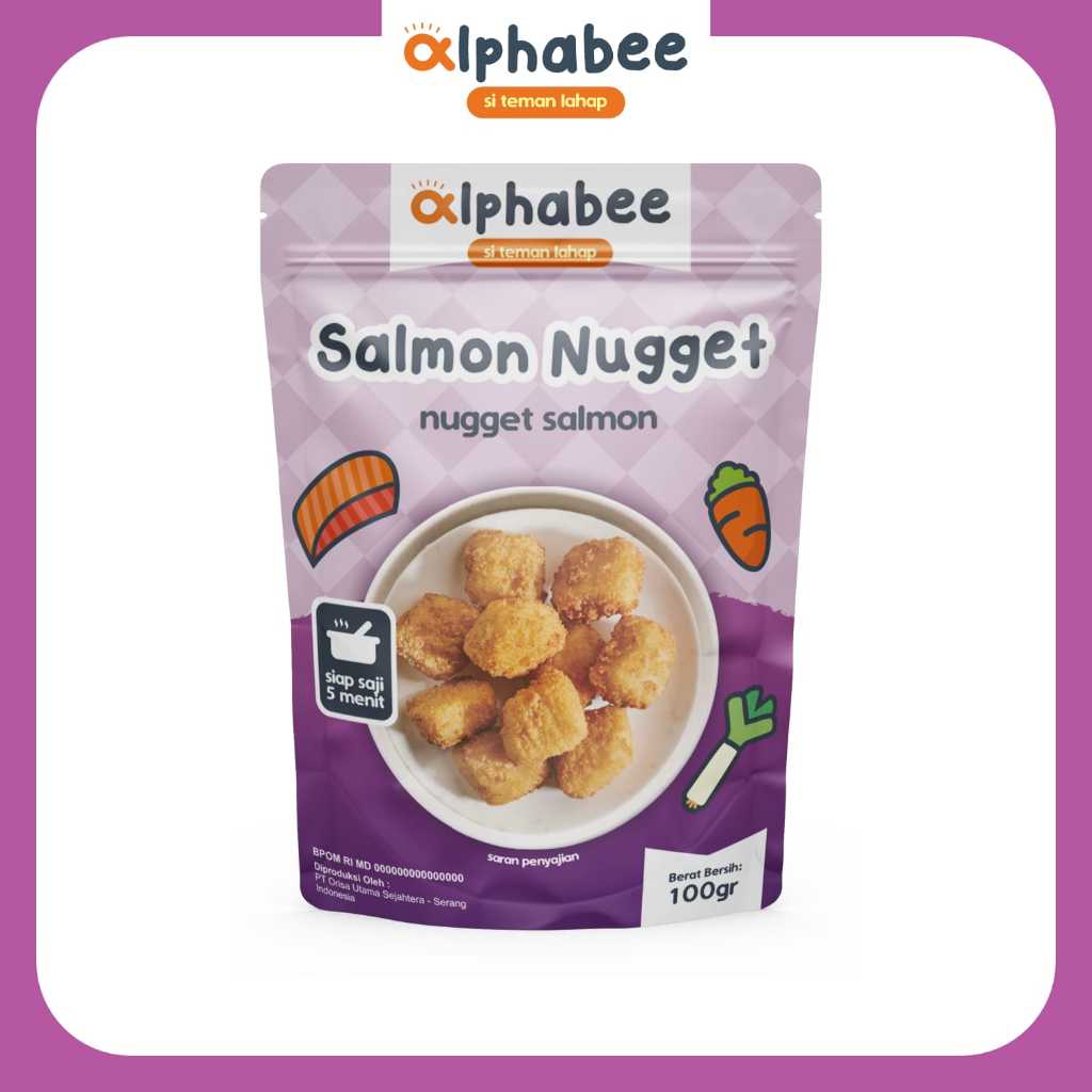 

Salmon nugget frozen food nugget salmon100gr