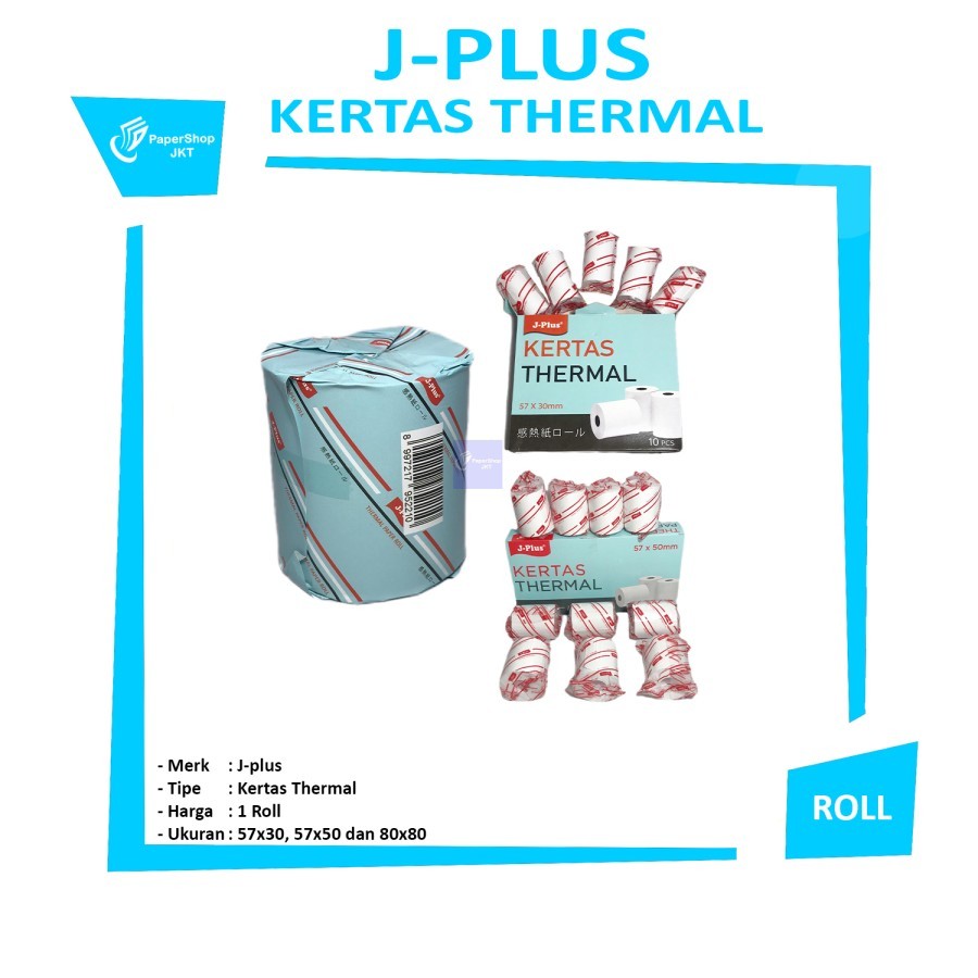 

JPLUS - Kertas Thermal Paper Roll Variasi - ROLL