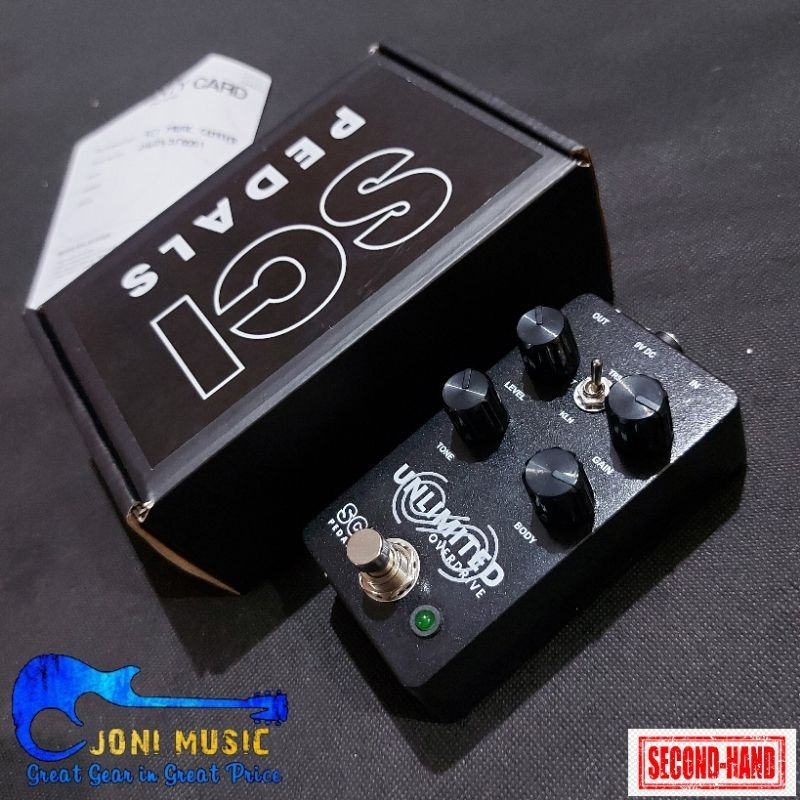 Efek Gitar SCI Pedals Unlimited Overdrive (3 in 1 Blues Breaker, Tube Screamer & Klon Centaur in a P