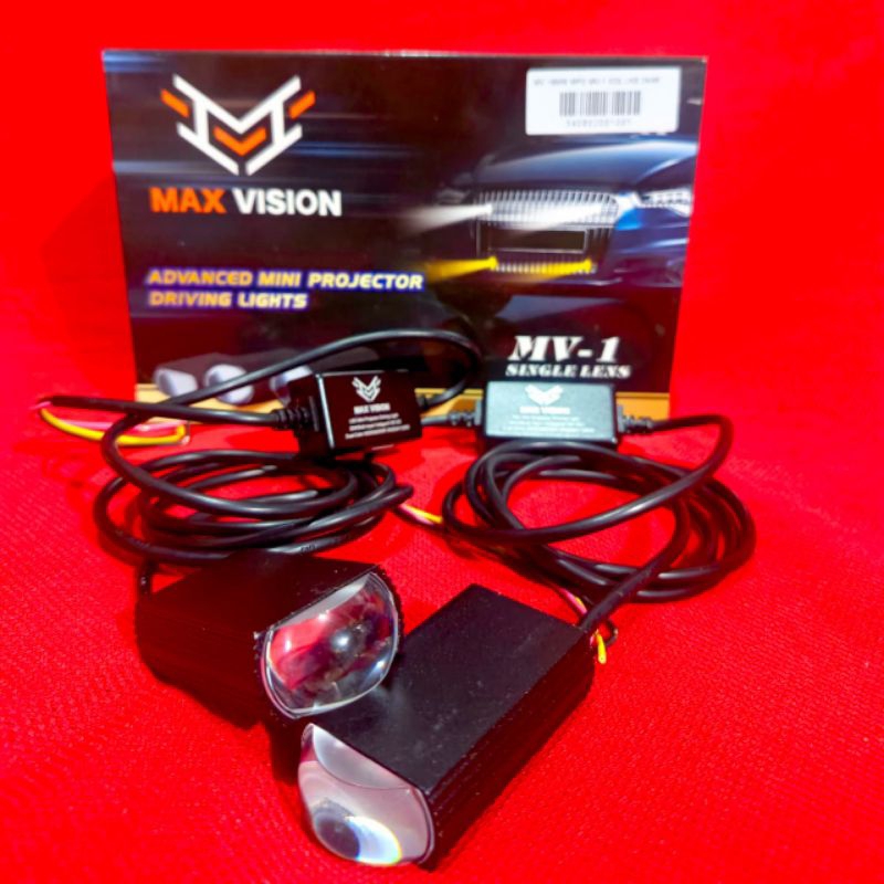 Max Vision Advanced Mini Projector Driving Light MV-1 ( 2 PC / 1 Set )
