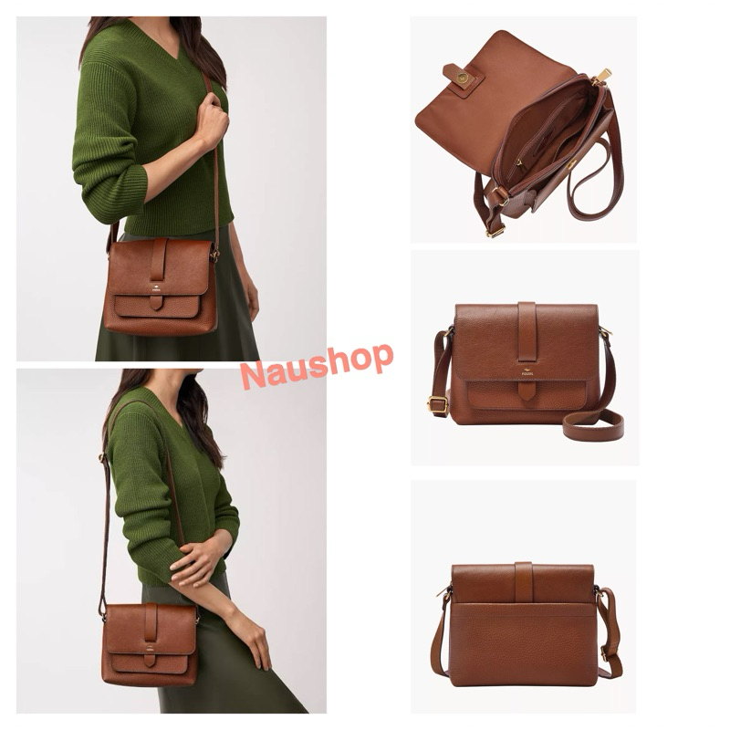 Tas fossil Original Kinley small crossbody Brown